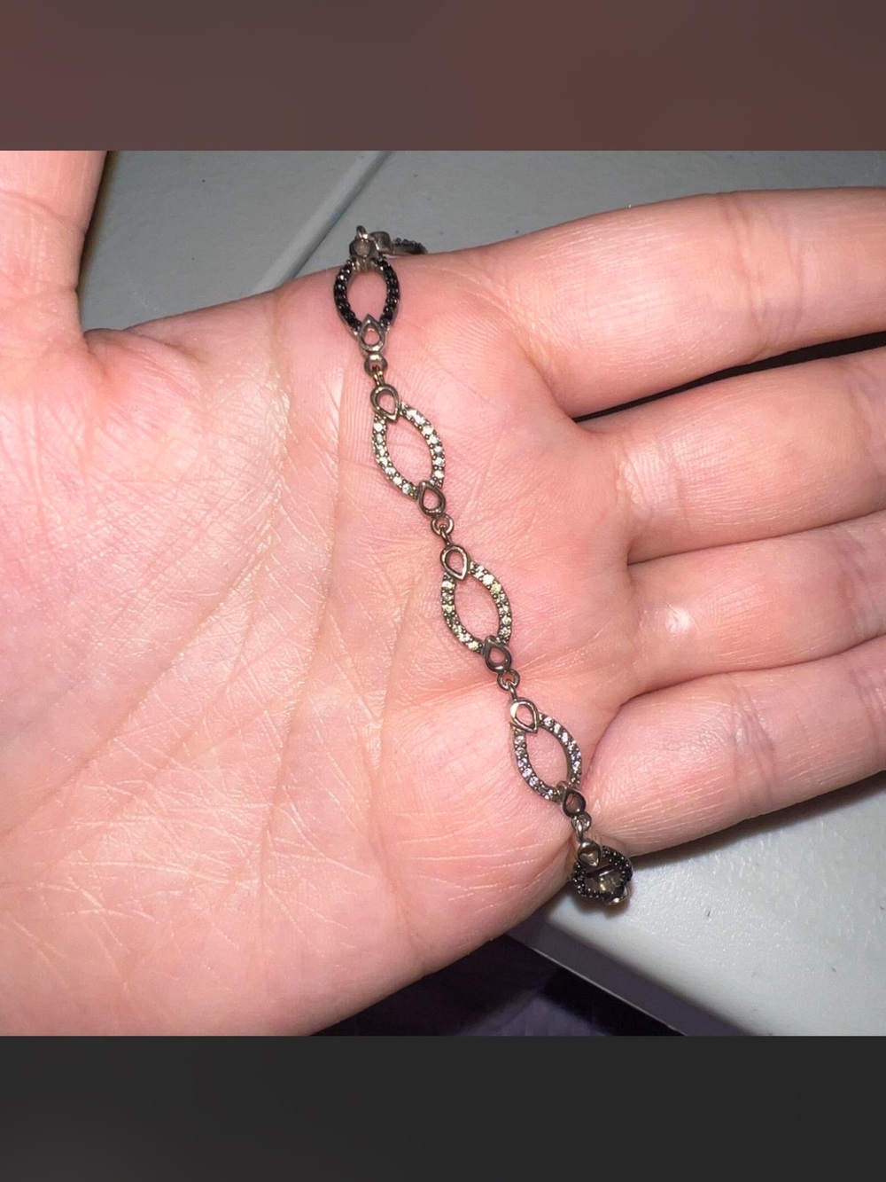 Sparkling Marquise Link Bracelet